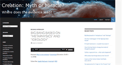 Desktop Screenshot of creationmythormiracle.com